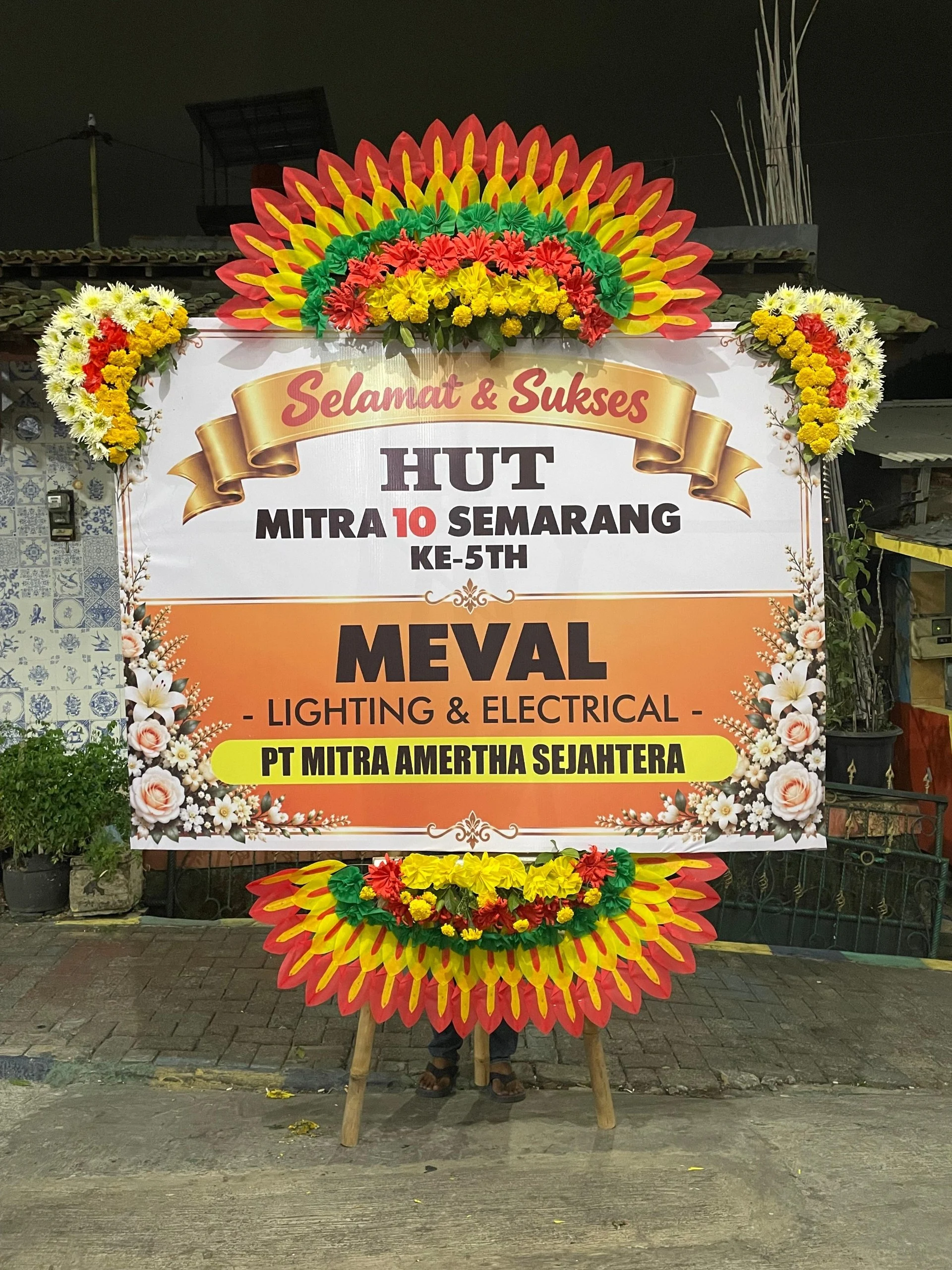Bunga Papan Ungaran Printing Standar